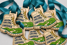 Load image into Gallery viewer, Walking Medal - Colour Boot Design