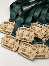 Load image into Gallery viewer, C25K Medal - Engraved C25K Couch Design