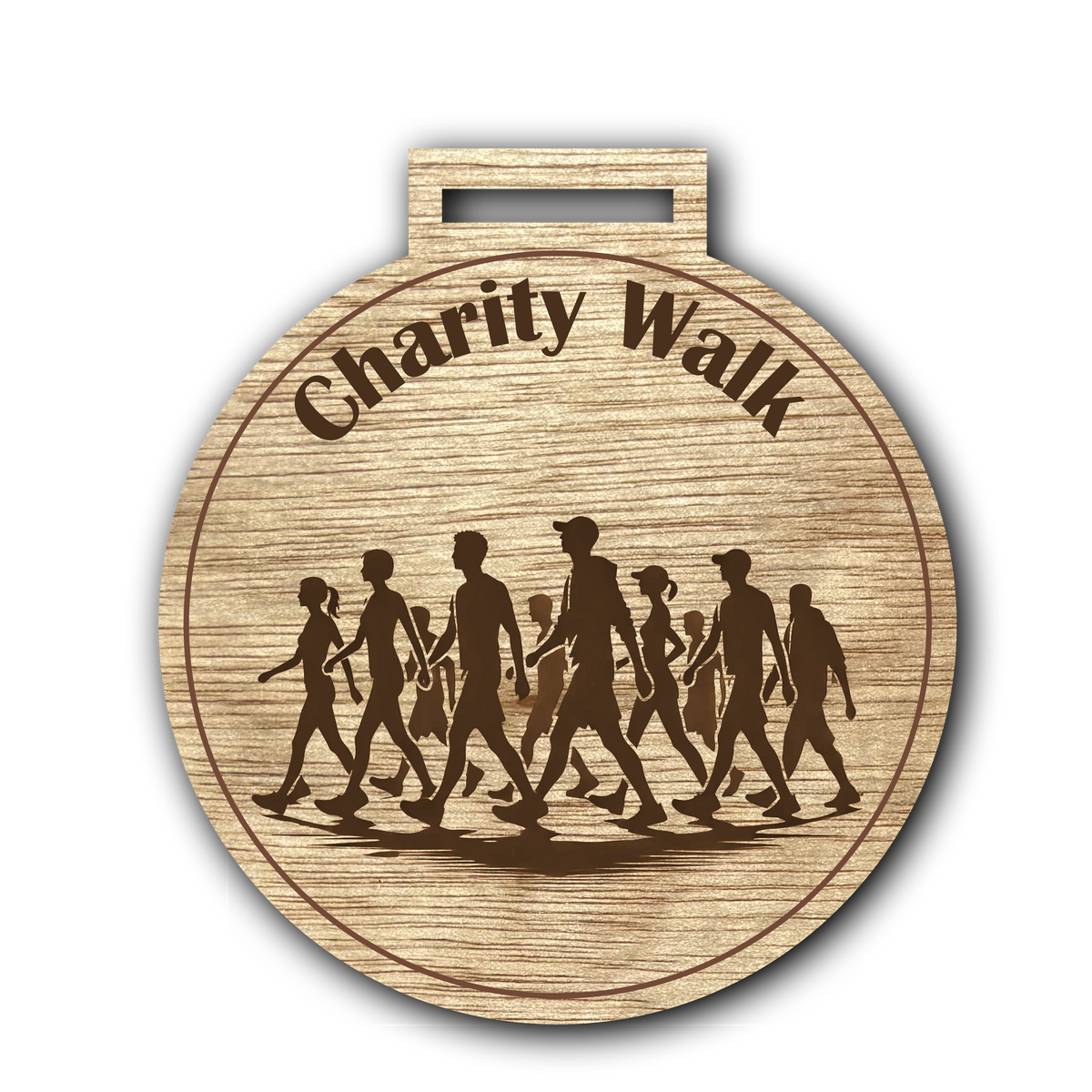 Walking Medal - Charity Group Design