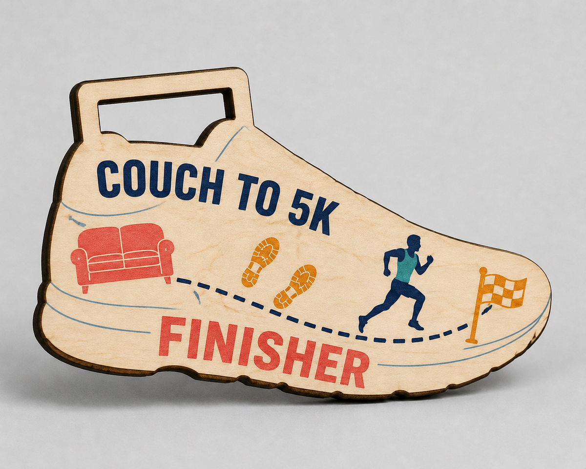 C25K Medal - Colour Shoe Design