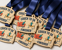 Load image into Gallery viewer, C25K Medal - Colour Couch Design
