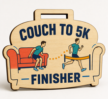 Load image into Gallery viewer, C25K Medal - Colour Couch Design