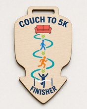 Load image into Gallery viewer, C25K Medal - Colour Arrow Design