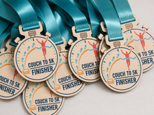 Load image into Gallery viewer, C25K Medal - Colour Stop Watch Design