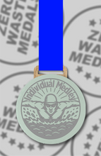 Load image into Gallery viewer, Slate Engraved Individual Medley Medal – 75mm Sustainable Design, Made in the UK