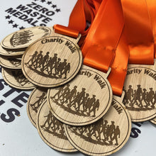 Load image into Gallery viewer, Walking Medal - Charity Group Design
