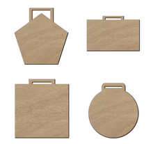 Load image into Gallery viewer, Customisable Wooden Medal 3mm