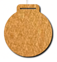 Load image into Gallery viewer, Customisable Wooden Medal 3mm