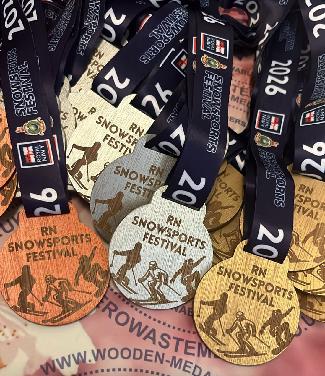 Spray-Finished Medal Surfaces
