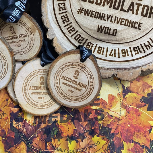 FAQ Material - Log Slice Medals
