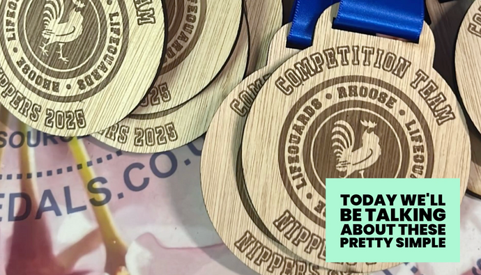 🏅 How We Make Our 65mm Custom Wooden Medals