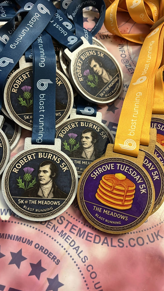 Colour Printed Medals for Race Directors & Event Organisers