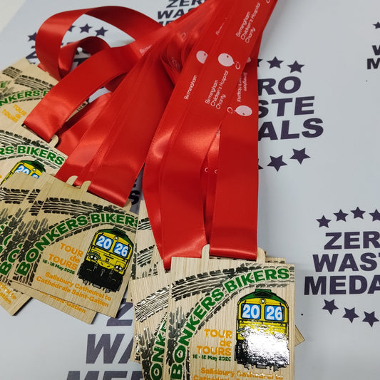 Custom Wooden Medals for Bonkers Bikers