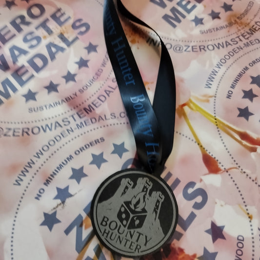 Bounty Hunter Engraved Slate Medal Event
