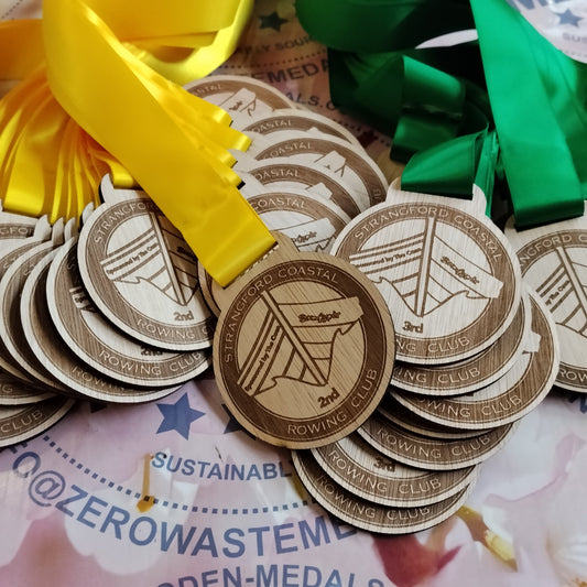 How Zero Waste Medals Created Sustainable Wooden Awards for Strangford Coastal Rowing Race