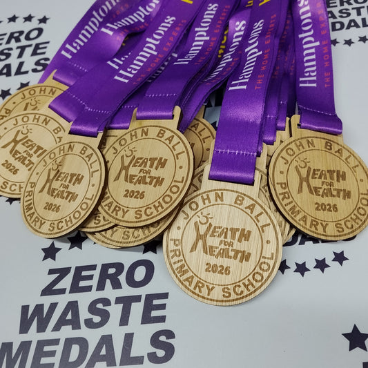 How Zero Waste Medals Created 5K Running Medals for John Ball Primary School Fun Run