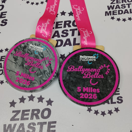 How Zero Waste Medals Created Marble Ultra Premium Medals for Ballymena Belles 2026