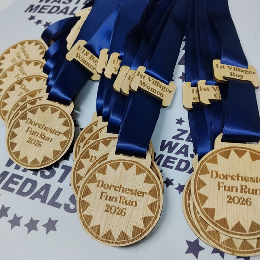 How Zero Waste Medals Created 5K Running Medals for Dorchester Fun Run 2026
