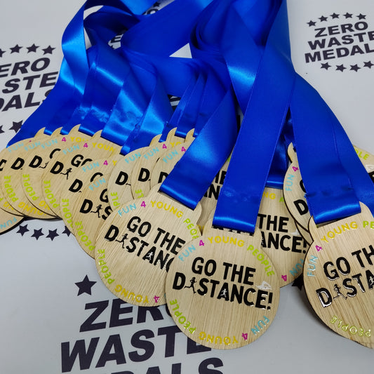 Custom Wooden Medals for GO THE DISTANCE!