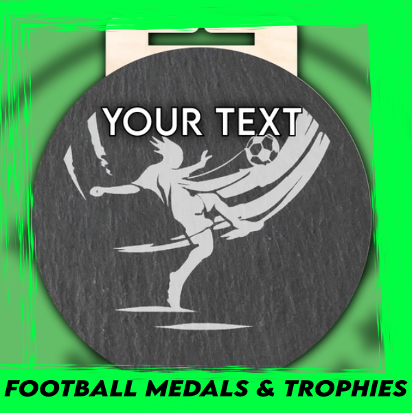 Score Big with Eco Friendly Pre-Designed Football Medals and Trophies
