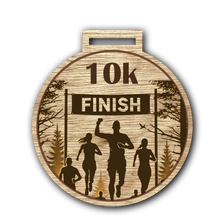 Load image into Gallery viewer, 10k Medal - Finish Line Design
