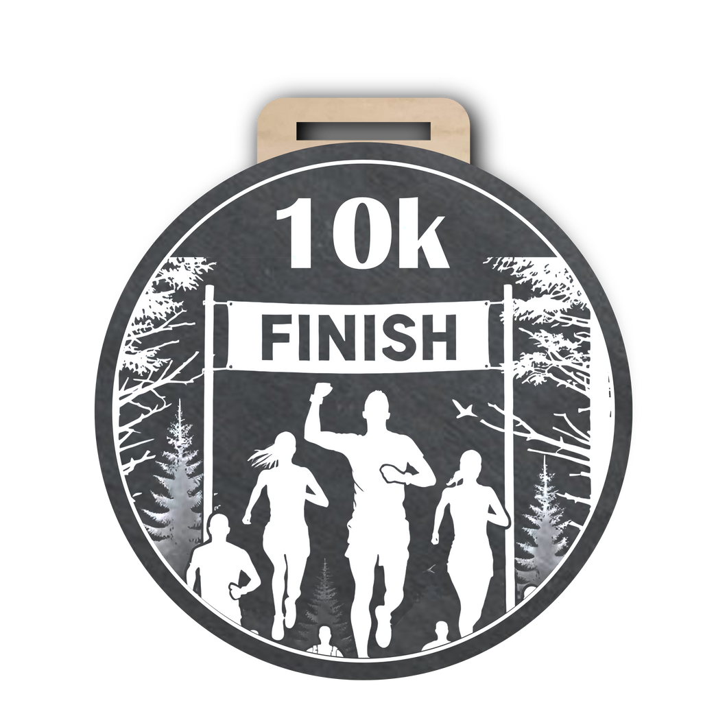 10k Medal Design 3 Slate