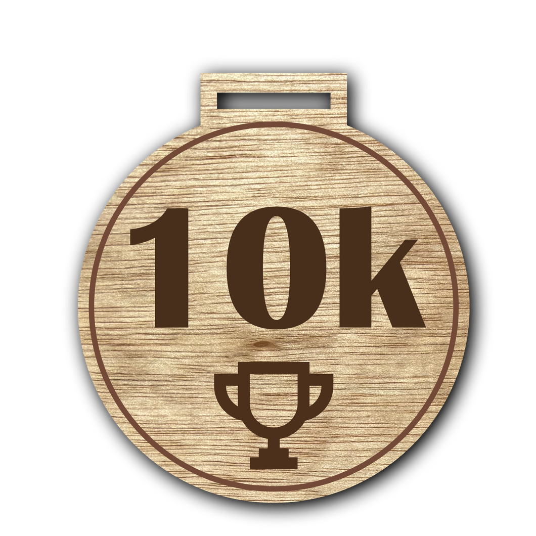 10k Trophy Medal Design