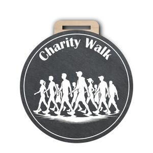 Slate Charity Walk Medal 1