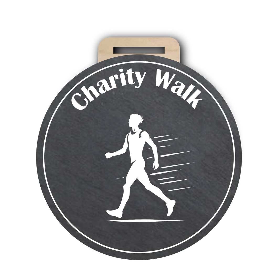 Slate Charity Walk Medal 2