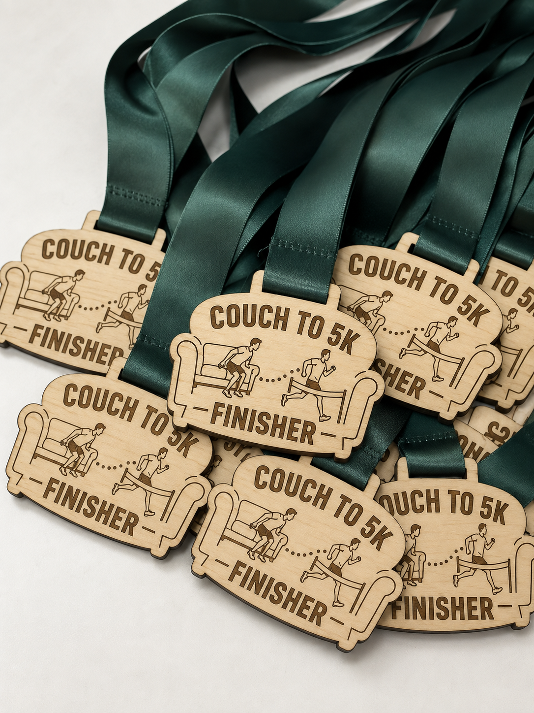 C25K Medal - Engraved C25K Couch Design