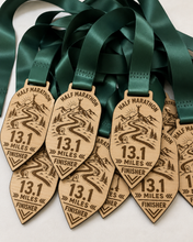 Load image into Gallery viewer, Half Marathon Medal - Trail Ahead Design
