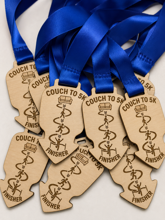 C25K Medal - Engraved C25K Arrow Design