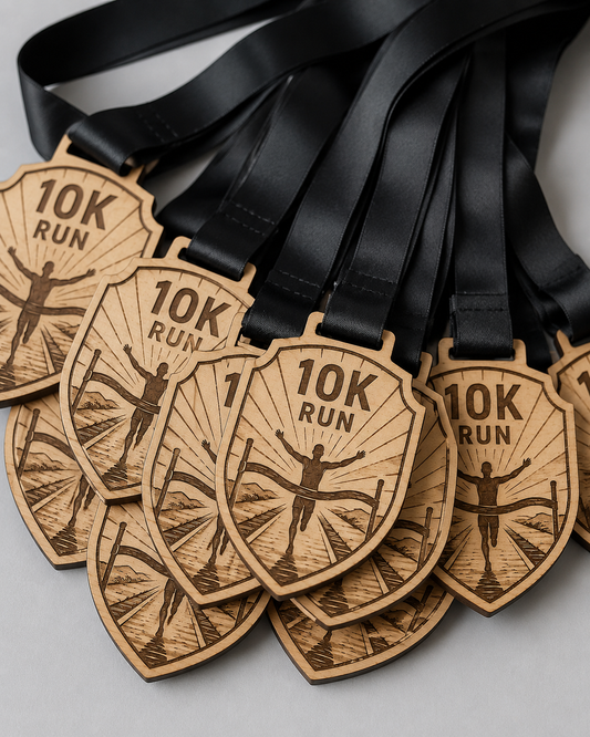 10k Medal - 10k Run Finish Line Design