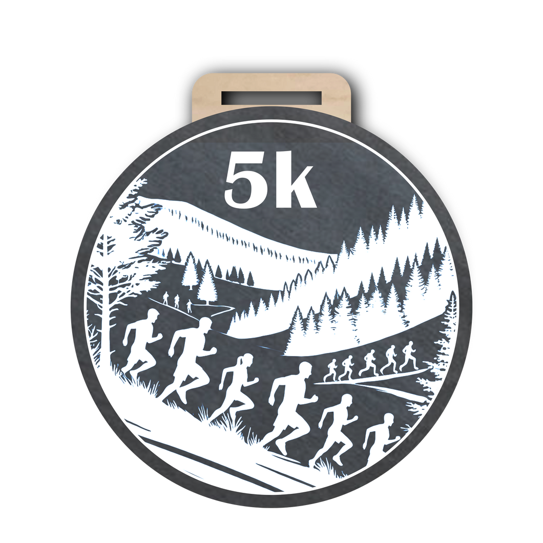 5k Medal Design 2 Slate