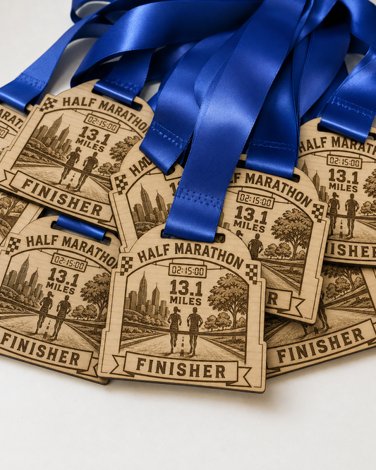 Half Marathon Medal - City Scape Design