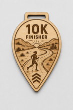 Load image into Gallery viewer, 10k Medal - Engraved Scenic Design
