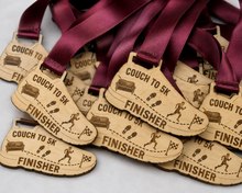 Load image into Gallery viewer, C25K Medal - Engraved C25K Shoe Design
