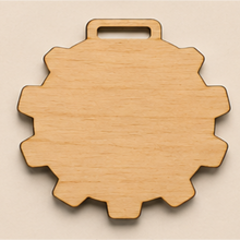 Load image into Gallery viewer, Customisable Wooden Medal 3mm
