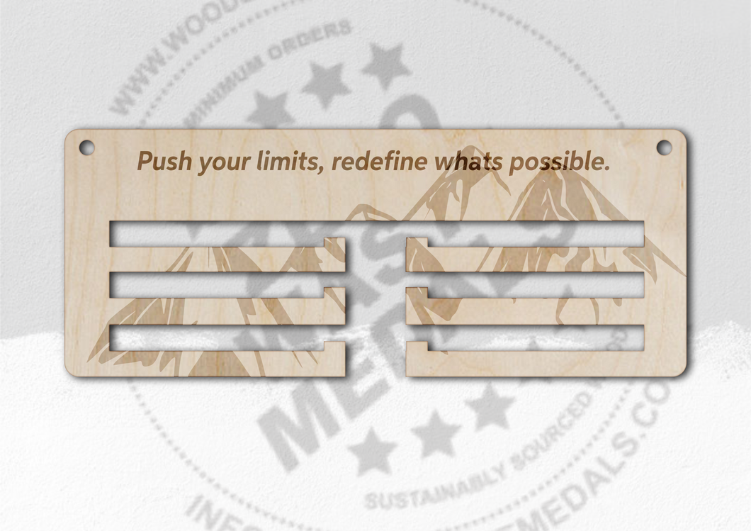 Push Your Limits, Redefine What's possible Running Medal Hanger