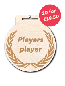 20 Pack Players Player Medal