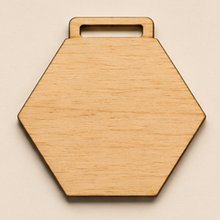 Load image into Gallery viewer, Customisable Wooden Medal 3mm
