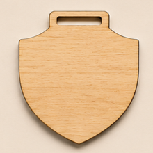 Load image into Gallery viewer, Customisable Wooden Medal 3mm
