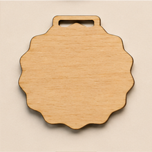 Load image into Gallery viewer, Customisable Wooden Medal 3mm
