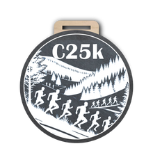 Load image into Gallery viewer, C25K Slate Medal - Group Runners Design
