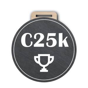 C25k Trophy Medal Slate