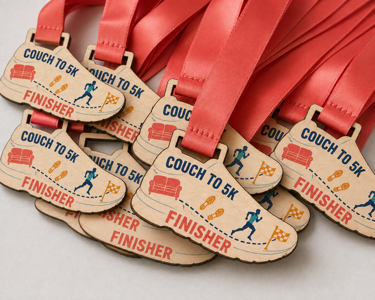 C25K Medal - Colour Shoe Design