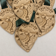 Load image into Gallery viewer, Triathlon Medal - Scenic Design
