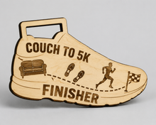 Load image into Gallery viewer, C25K Medal - Engraved C25K Shoe Design
