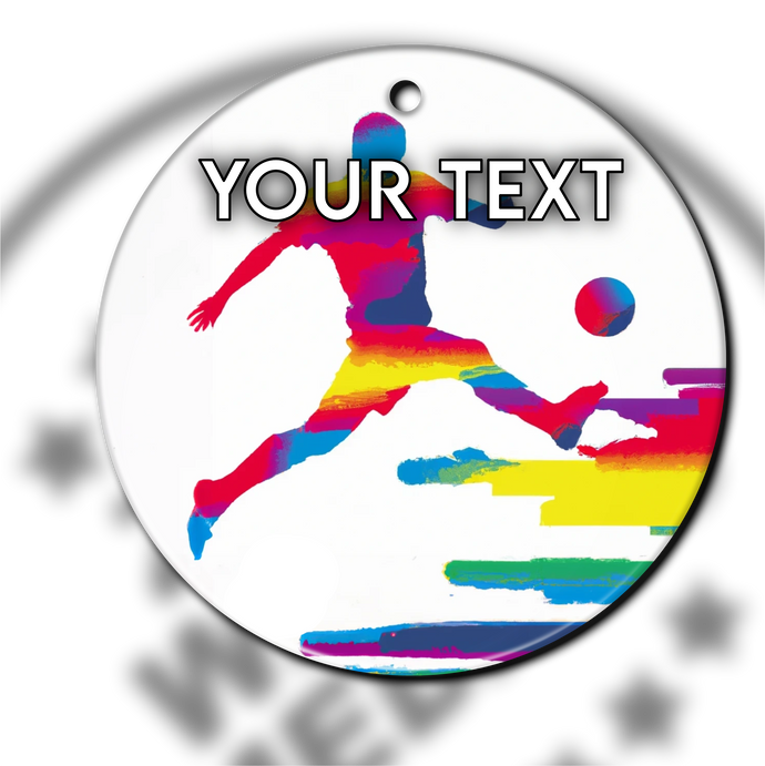 Ceramic Football medal Type 1