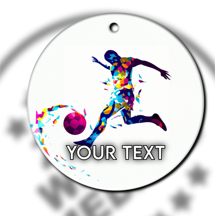 Ceramic Football medal Type 3